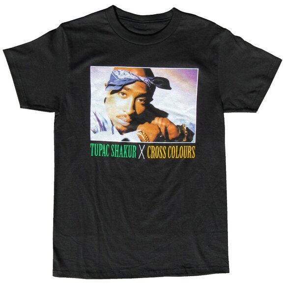 Cross Colours | Shirts | New Tupac Shakur Rap Music Tshirt Cross ...